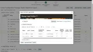 Setup | Export Setup Data to Configuration Packages