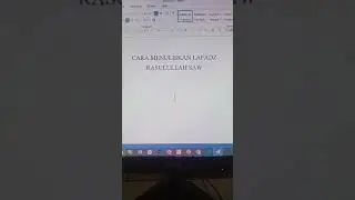 CARA MENULISKAN LAFADZ RASULULLAH SAW☺️