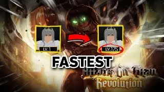 Fastest Way to Level Up in AOT: Revolution | Roblox