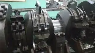 Подготовка коленчатого вала дизеля Д49 к укладке.