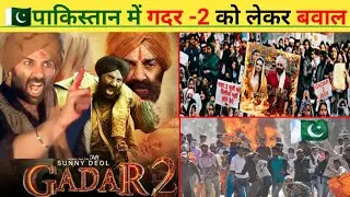 गदर 2 फिल्म ने मचाई पाकिस्तान में तबाही 😳 Gadar 2 Sunny Deol Movie || Gadar 2 Reaction Pakistan