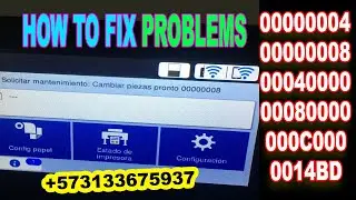 🖨️ ✔☑ Fixing Request maintenance: Change parts soon 00000008 🖨️ ✔☑ F500 F530 F570 F571 T3100 & MORE