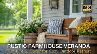Ultimate Guide to Rustic Farmhouse Veranda Furniture & Decor on a Budget for Cozy Outdoor Retreat