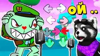 СУМАСШЕДШИЙ МЕДВЕДЬ ФЛИППИ в FNF Friday Night Funkin' vs Flippy Против ЕНОТИК СТИВ
