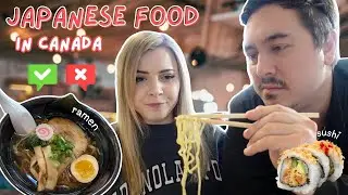 We Tried Japanese Food in Canada 😅🍜🇨🇦 ft. 