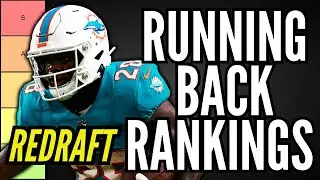 Top 40 RB Rankings Tier List - 2024 Fantasy Football