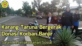 Karang Taruna Kec. Karangtengah Kompak Ngencleng di Lampu Merah Rawabango Donasi untuk Korban Banjir