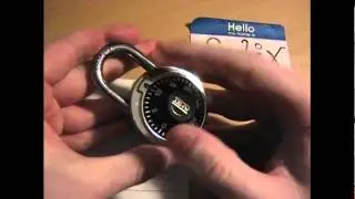 How To Pick A Combination Lock