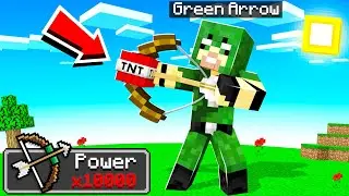 Playing MINECRAFT As GREEN ARROW!
