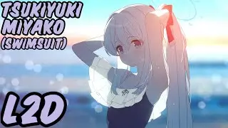 [Blue Archive] Tsukiyuki Miyako (Swimsuit) L2D [ENG SUB]