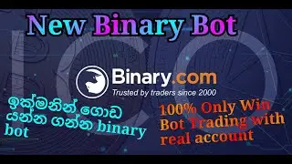 Srilanka Nomber one bot 100% profit  only not a losses binary bot
