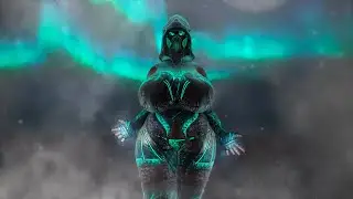 Meditate at the Throat of the World with Adela 🩵💚 (Relaxing, Ambient Music, Skyrim Ambience)