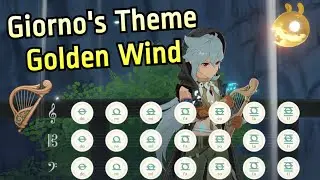 Giorno's Theme - JoJo Golden Wind | Easy Genshin Lyre Cover