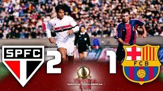 São Paulo 2 x 1 Barcelona   melhores momentos Final Mundial Interclubes 1992