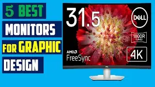 ✅The 5 Best Monitors For Graphic Design In 2023 | Best Gaming Monitors Of 2023 - To Buy