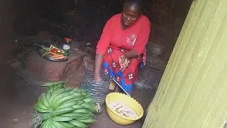 African village cooking//cooking the most delicious lunch in the village#food