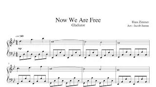 Gladiator - Now We Are Free | Piano Cover