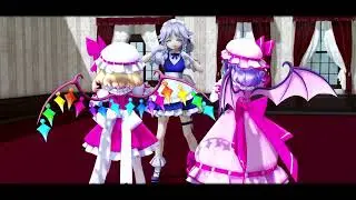 Remilia Scarlet Dance 【しかのこのこのここしたんたん / MMD Touhou】