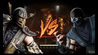 Mortal Kombat Komplete Edition PC Скорпион VS Саб-Зиро старший