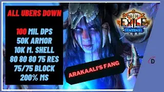 ALL UBERS DOWN - Arakaali's Fang Update - Path of Exile 3.18 - Sentinel League