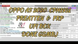 Oppo A5 2020 {CPH1931} Pattern Lock & Frp Done With Ufi By GSMBJ