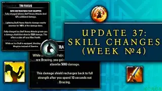 Skill Changes | Week №4 | Update 37 | Scribes of Fate DLC | ESO