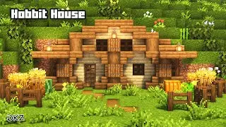 How to build a Hobbit Hole Mountain House | Minecraft