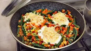 Вы будете удивлены! Беру 3 яйца и готовлю очень вкусный ужин за 7 минут.