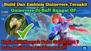 Guinevere's build and emblem hurts after the latest 2023 update - Mobile Legends emblem settings