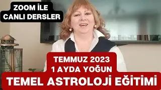 1 Ayda Yoğun Temel Astroloji Eğitimi 