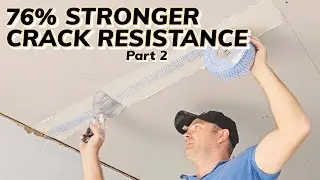 FibaFuse's Strength is 76% Stronger CRACK Resistance than Paper Tape