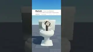 СКИБИДИ ТУАЛЕТНАЯ ОБЕЗЬЯНА 😂 #роблокс #игры #смешное #интересное