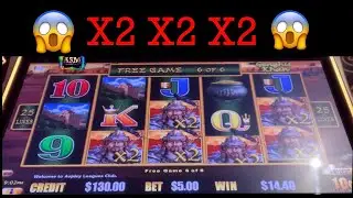 😱 X2 X2 X2 😱 GENGHIS KHAN DRAGON LINK SLOT MACHINES 🎰 POKIE WINS