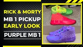 EARLY LOOK All Star Purple Queen City MB 1 & Rick And Morty Puma MB 1 LaMelo Ball Signature