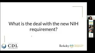 Data Management Plans and NIH funding