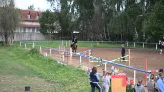 Конкур на мощность прыжка (заход 4) Иван на Даре (31.05.2015)