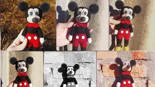 ✓ Вязаный Микки Маус Crochet Mickey Mouse